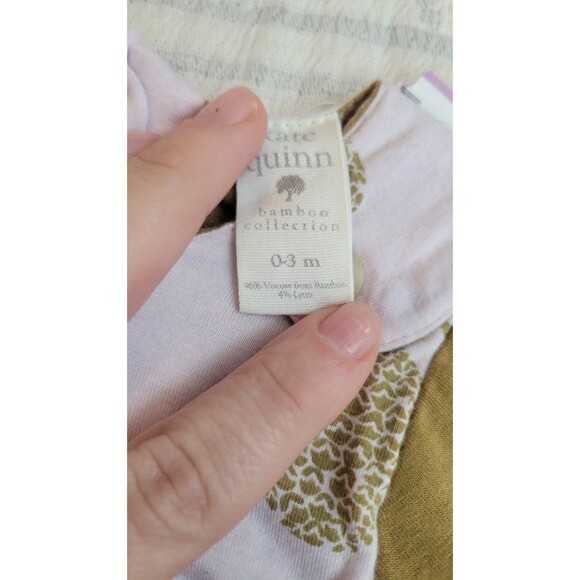 Kate Quinn Bamboo Baby Romper / Onesie 0-3M Vintage Style | Soft Knit | GUC - Picture 2 of 4